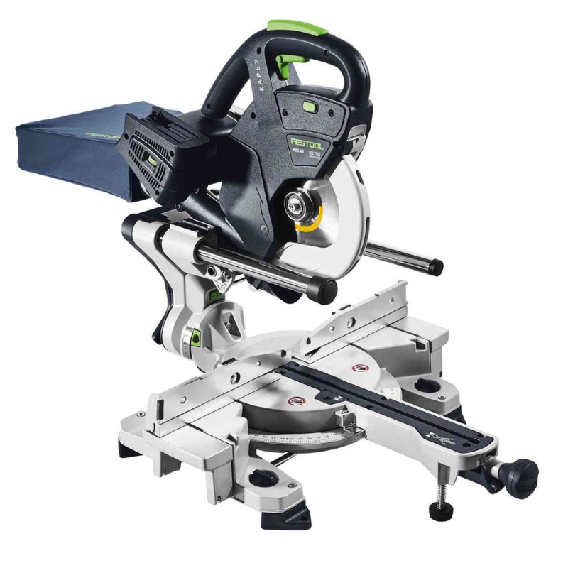 Scie à onglet radiale sans fil ksc 60 eb-basic solo 576847 festool
