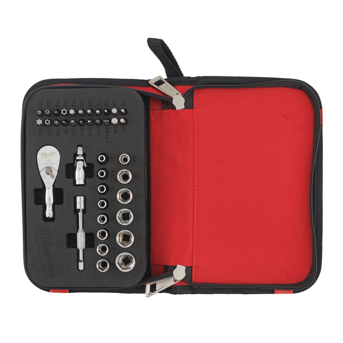 MILWAUKEE Set 39 cliquet 1/4 courte - 4932492672
