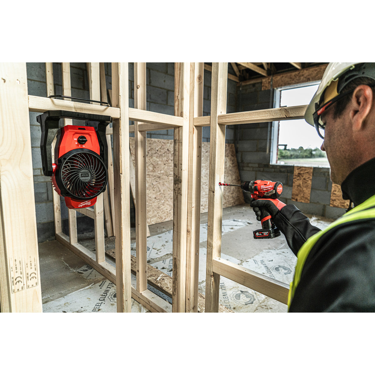 MILWAUKEE Ventilateur de chantier 12V Solo - 4933478228