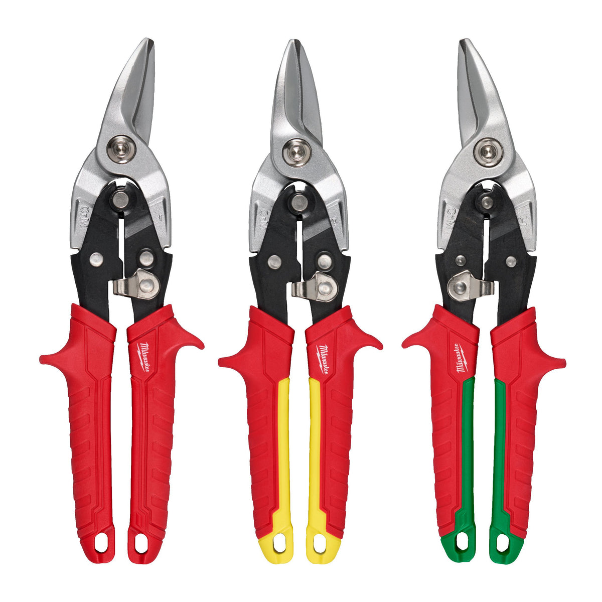 MILWAUKEE Set 3 cisailles d'aviation - 4932499020