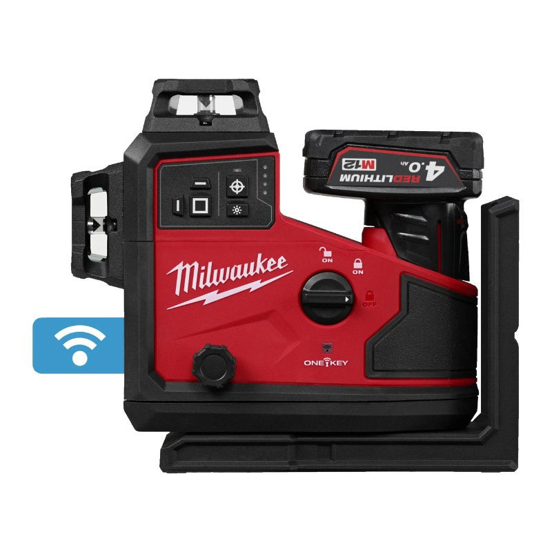 MILWAUKEE Laser vert 3 lignes 360° auto 12V 4Ah chargeur - 4933499002