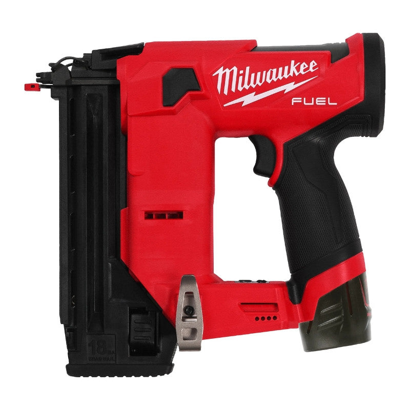 MILWAUKEE Cloueur de finition FUEL 12V 2x2Ah 18GA - 4933493355