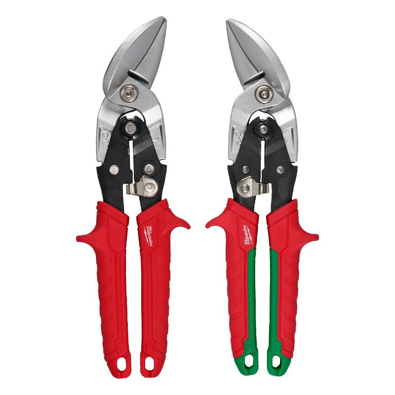MILWAUKEE Set 2 cisailles d'aviation décalées - 4932499017