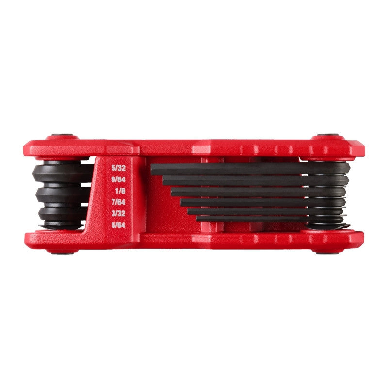 MILWAUKEE Set 9 clés HEX compact impériale - 4932493614