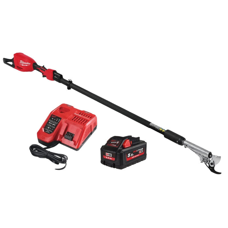 MILWAUKEE Sécateur sur perche Brushless 18V 5,5Ah M18 BLTS-551 - 4933480866