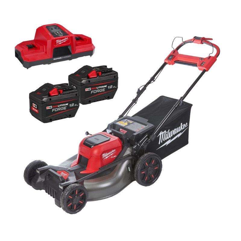 MILWAUKEE Tondeuse à gazon 18V FUEL 12Ah FORGE 53 cm M18 F2LM53-122 - 4933499213