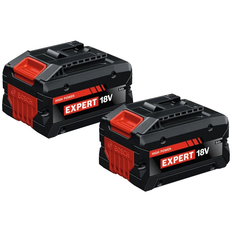 BOSCH EXPERT Batterie EXBA 8Ah 18V-80 x2 - 1600A0373D