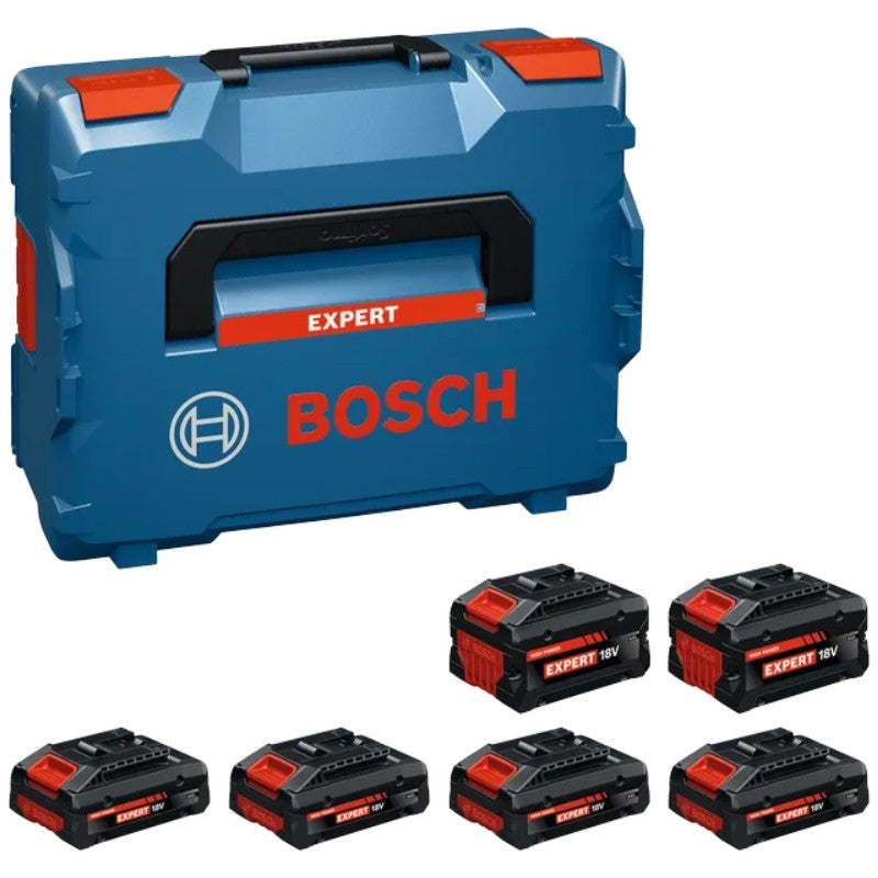 BOSCH EXPERT Kit 4x18V4Ah + 2x18V8Ah L-BOXX - 1600A0373G