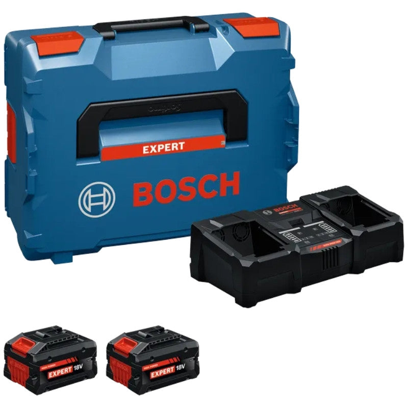 BOSCH EXPERT Set 2x18V8Ah + 18V2-320 L-BOXX - 1600A0373X