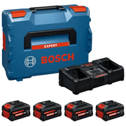 BOSCH EXPERT Set 2x18V8Ah + 2x18V5,5Ah + 18V2-320 L-BOXX - 1600A0373Y