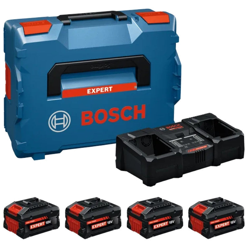 BOSCH EXPERT Set 2x18V8Ah + 2x18V5,5Ah + 18V2-320 L-BOXX - 1600A0373Y