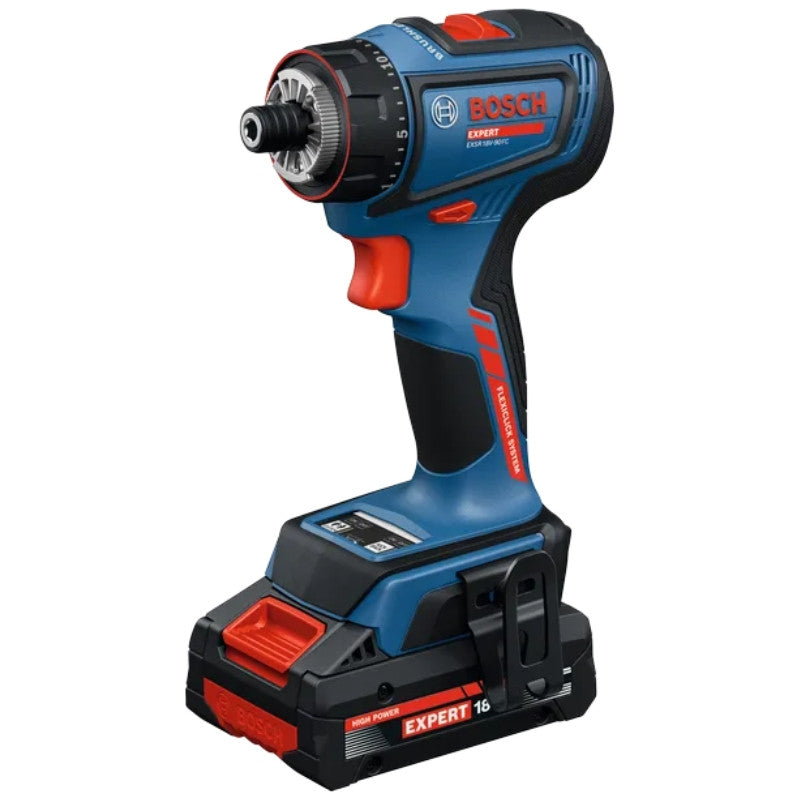 BOSCH EXPERT Perceuse-visseuse 18V 2x4Ah + mandrins EXSR-90FC - 06019R2001