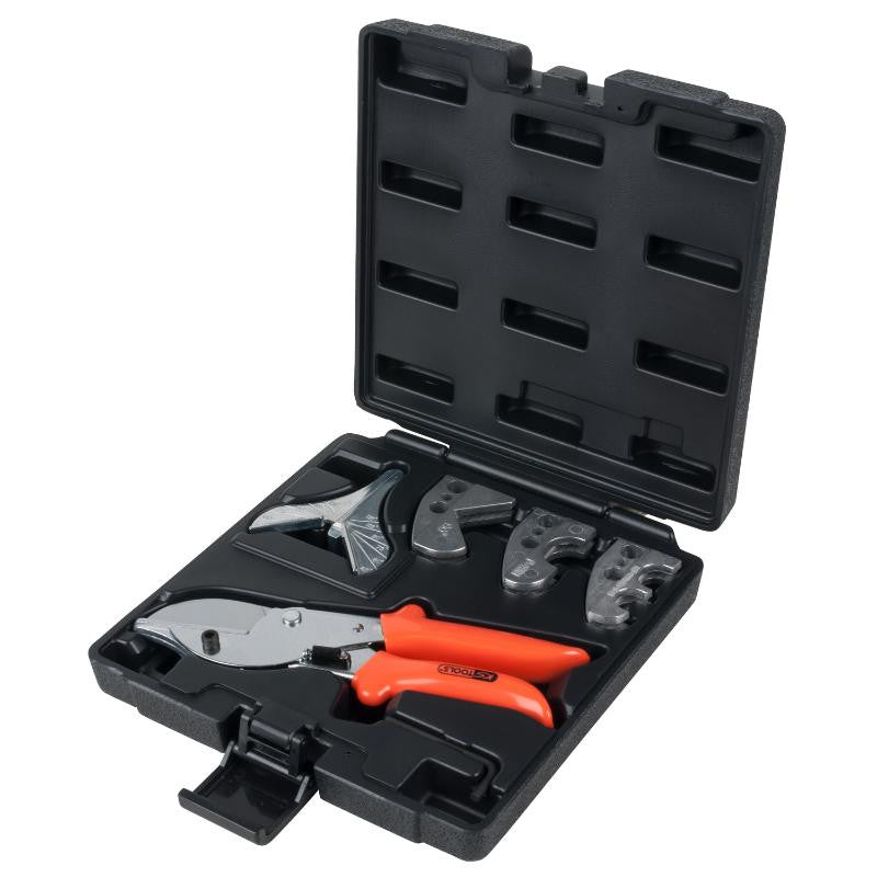 KS TOOLS Cisaille et jeu de mors pour tubes plastiques - 123.0075