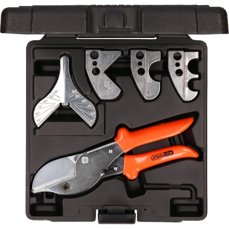 KS TOOLS Cisaille et jeu de mors pour tubes plastiques - 123.0075