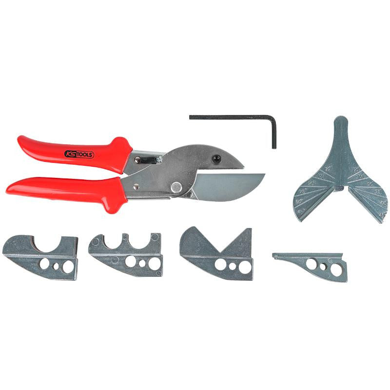 KS TOOLS Cisaille et jeu de mors pour tubes plastiques - 123.0075