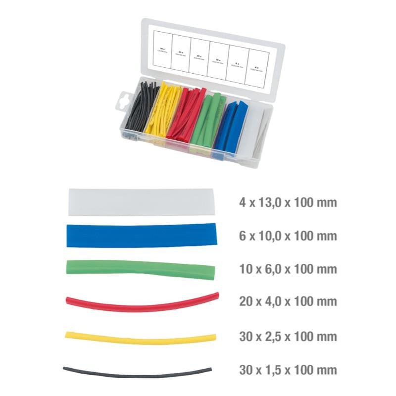 KS TOOLS Assort 100 gaines thermo-rétractables - 970.0540
