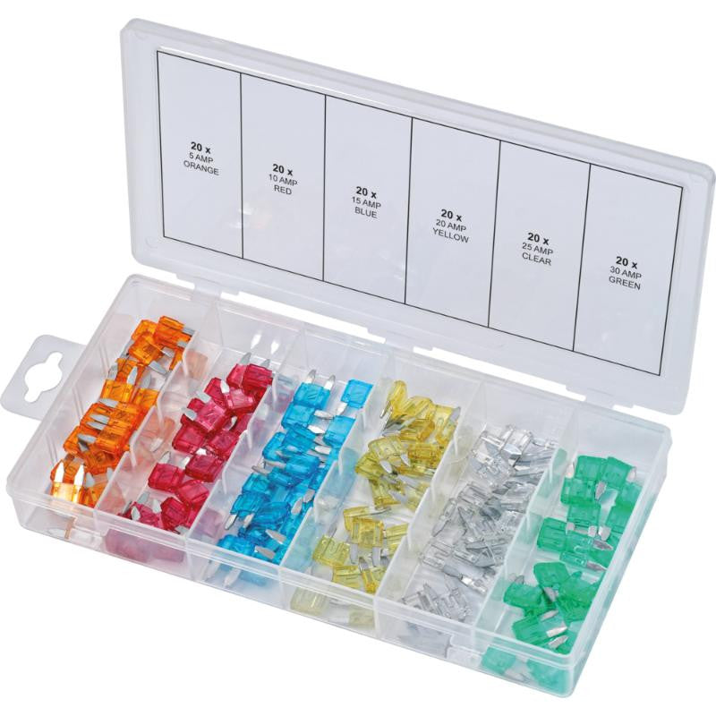 KS TOOLS Assort 120 mini-fusibles - 970.0280