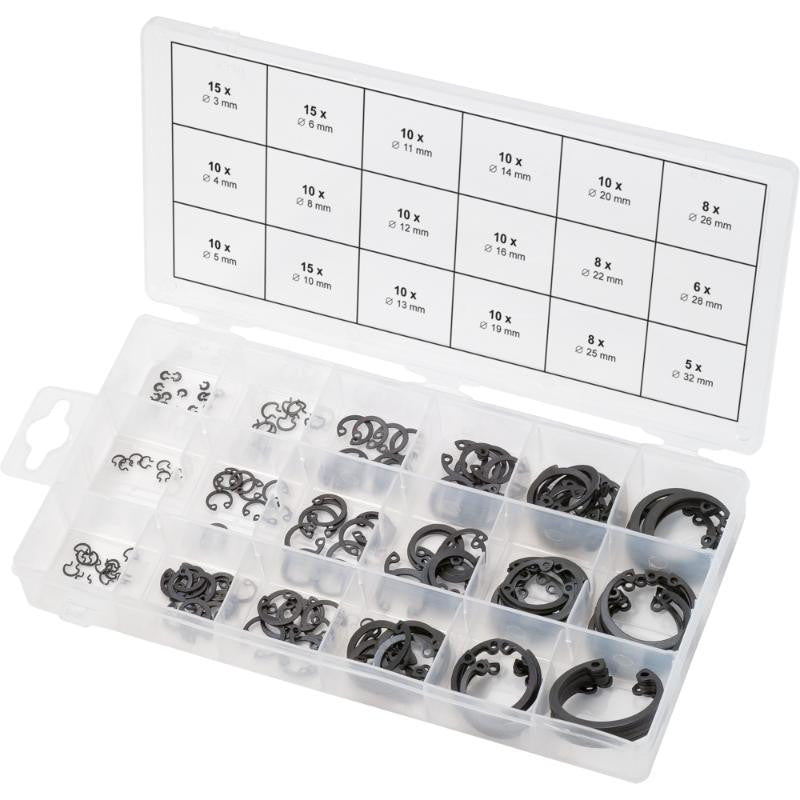 KS TOOLS Assort 180 circlips de type interne - 970.0090