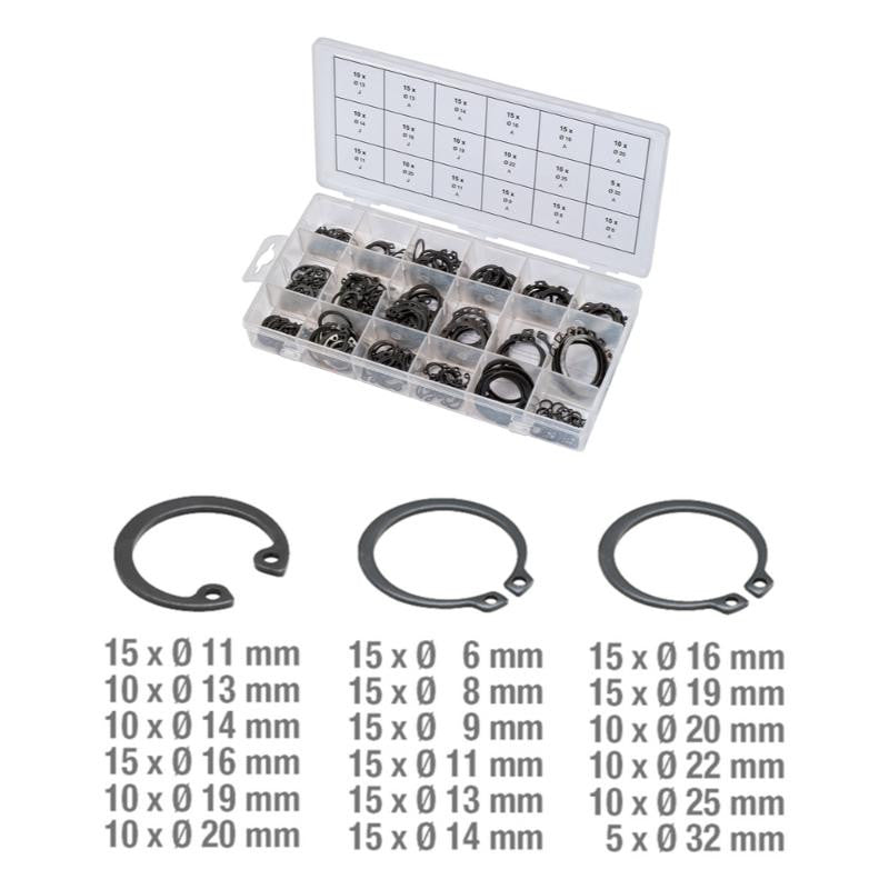 KS TOOLS Assort 225 circlips internes et externes - 970.0310