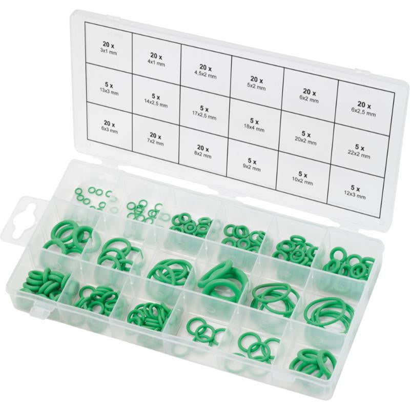 KS TOOLS Assort 225 joints toriques pour clim HNBR - 970.0260