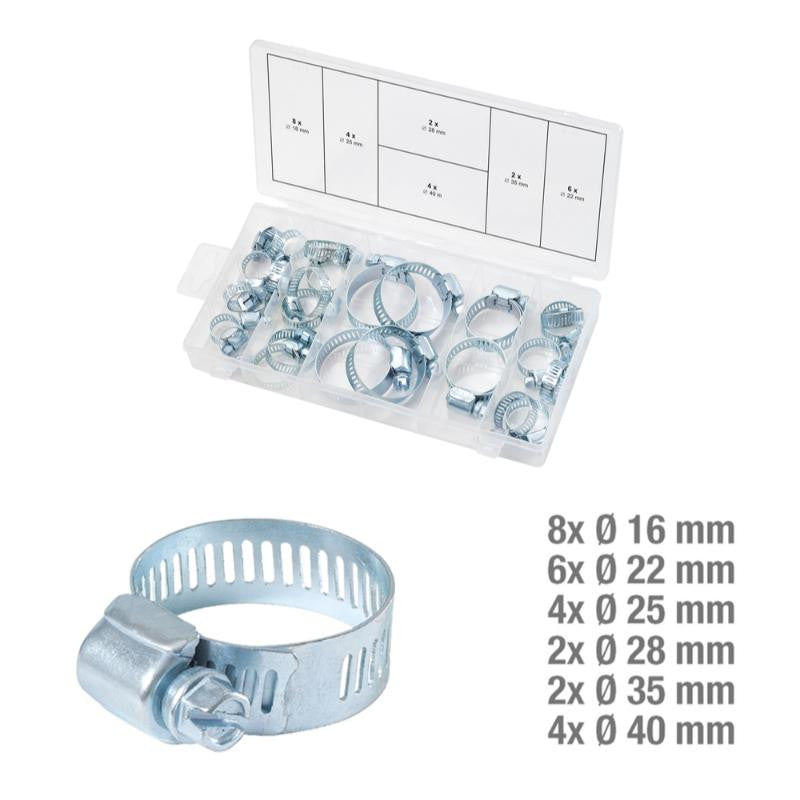 KS TOOLS Assort 26 colliers de serrage - 970.0070