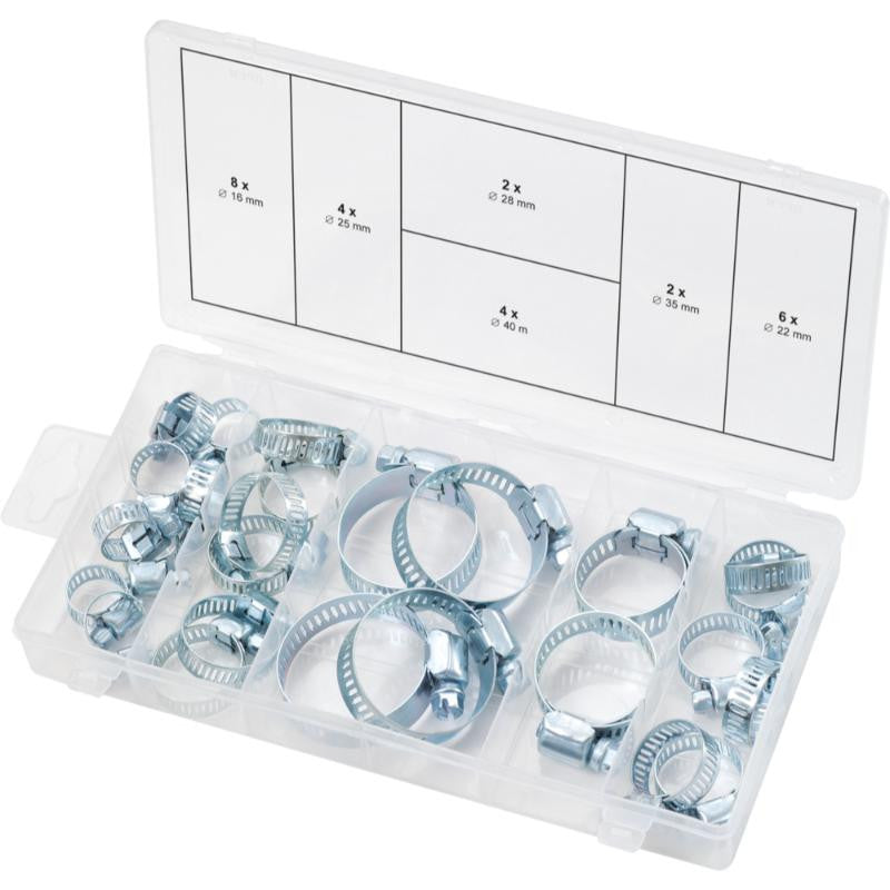 KS TOOLS Assort 26 colliers de serrage - 970.0070