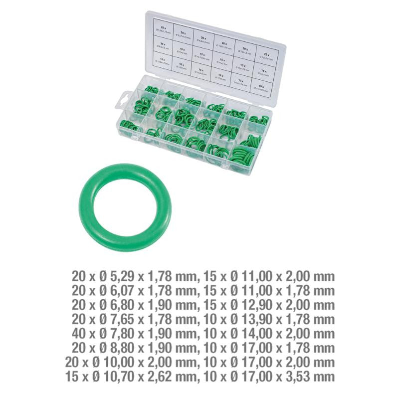 KS TOOLS Assort 270 joints toriques pour clim HNBR - 970.0340
