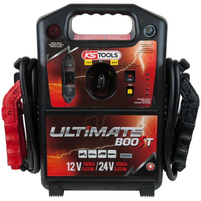 KS TOOLS Booster à batterie 12V/24V - 5000A/2500A - 550.1820