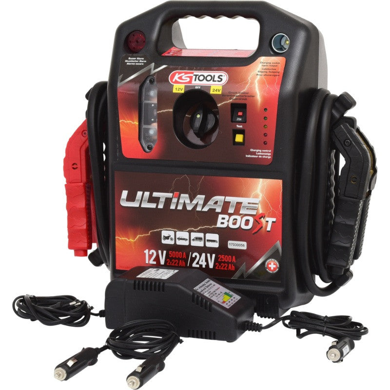 KS TOOLS Booster à batterie 12V/24V - 5000A/2500A - 550.1820