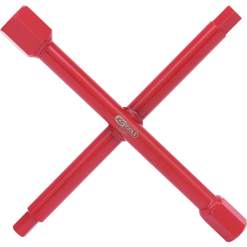 KS TOOLS Clé sanitaire en croix 6 pans 10 à 22mm 200 - 116.6000
