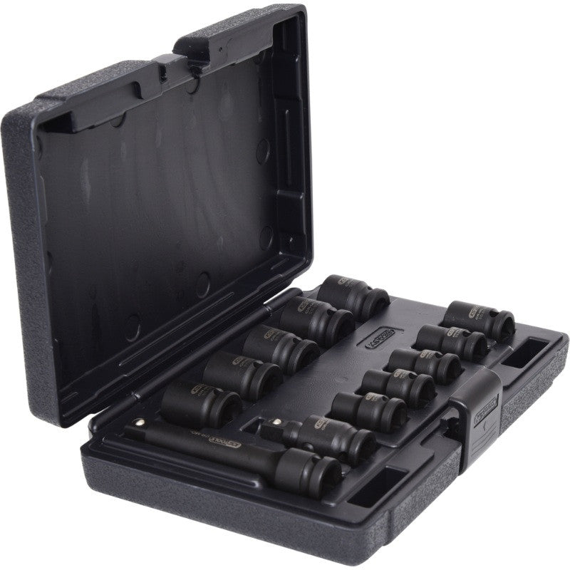KS TOOLS Coffret 10 douilles à chocs 1/2'' cardan rallonge - 515.0112