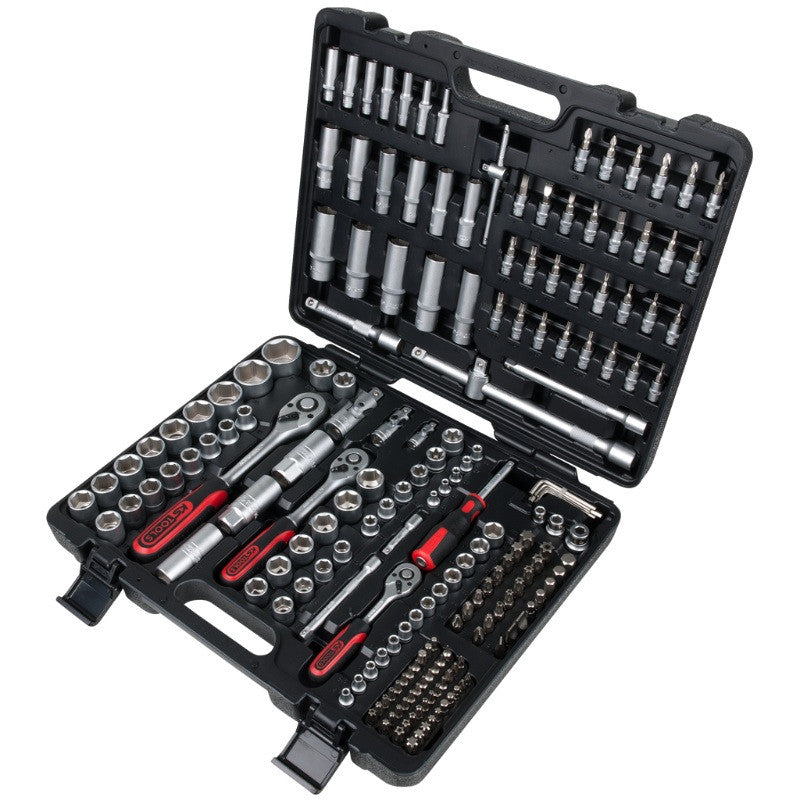 KS TOOLS Coffret 195 douilles et access 1/4 + 3/8 + 1/2 - 917.0795