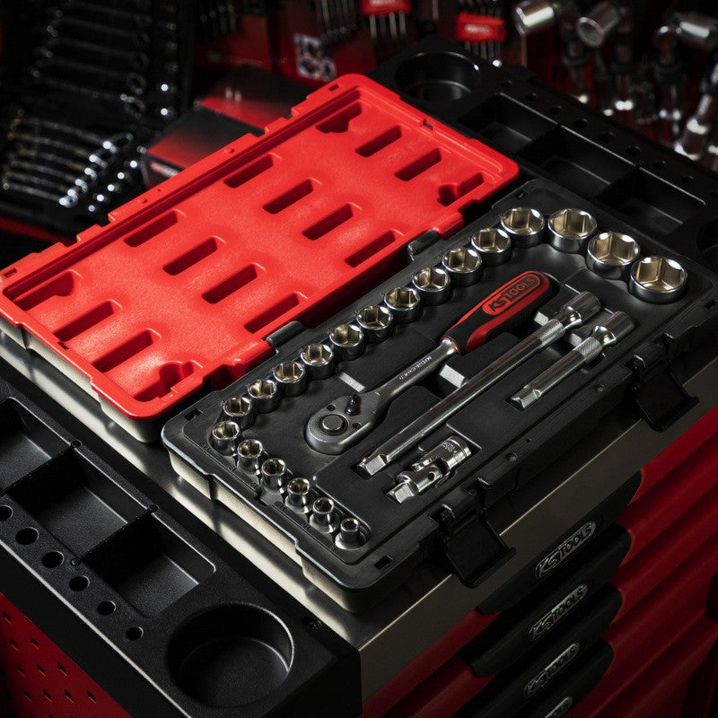 KS TOOLS Coffret 24 douilles et access ULTIMATE 1/2'' - 922.0623