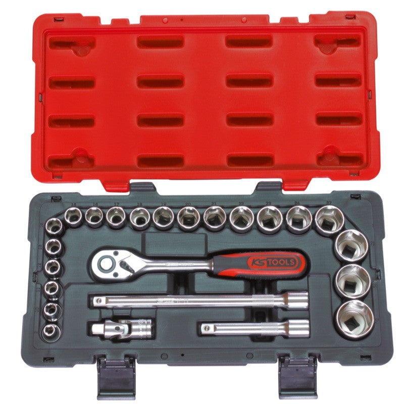 KS TOOLS Coffret 24 douilles et access ULTIMATE 1/2'' - 922.0623
