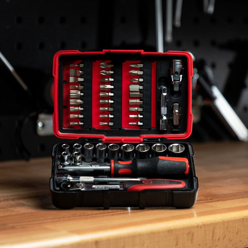 KS TOOLS Coffret 44 douilles et access ULTIMATE 1/4'' - 922.0644