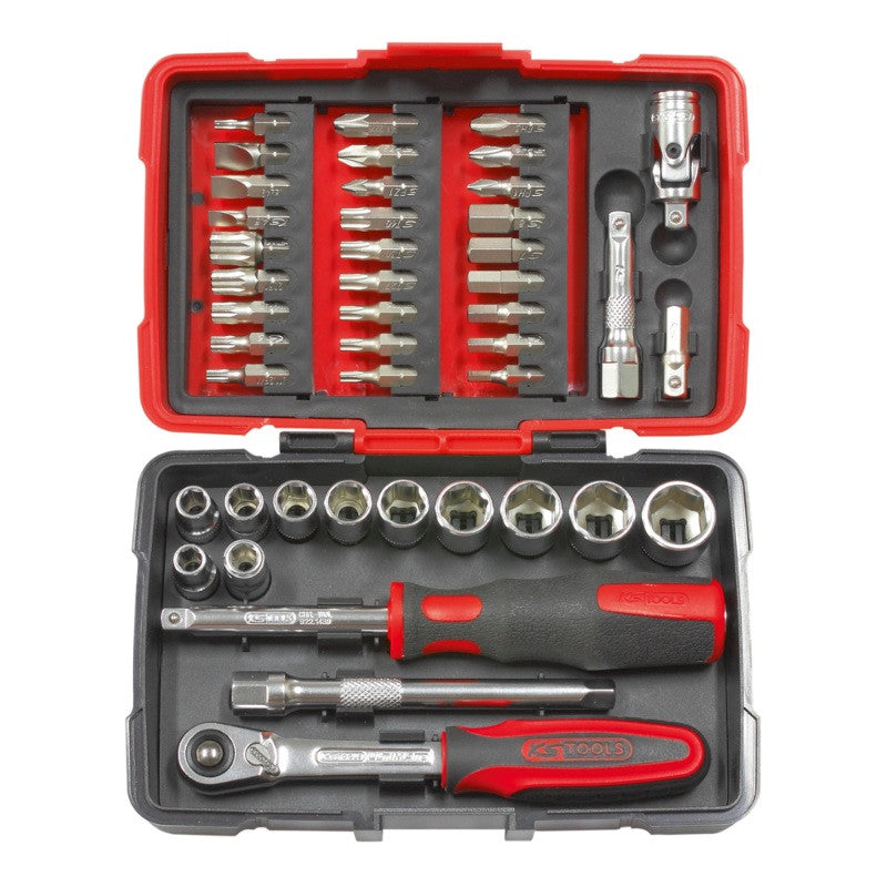 KS TOOLS Coffret 44 douilles et access ULTIMATE 1/4'' - 922.0644