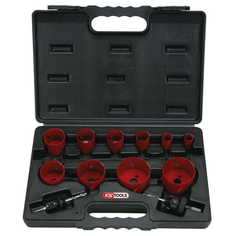 KS TOOLS Coffret de 10 scies cloches Ø19 à 67mm - 129.5545