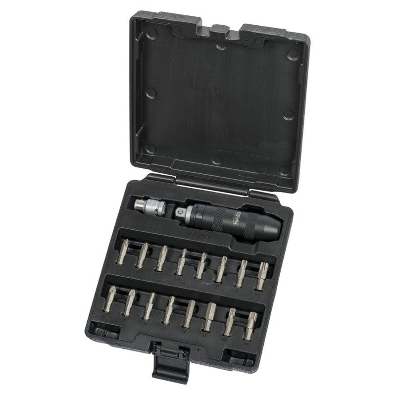 KS TOOLS Coffret de 18 tournevis à frapper avec embouts - 515.2000