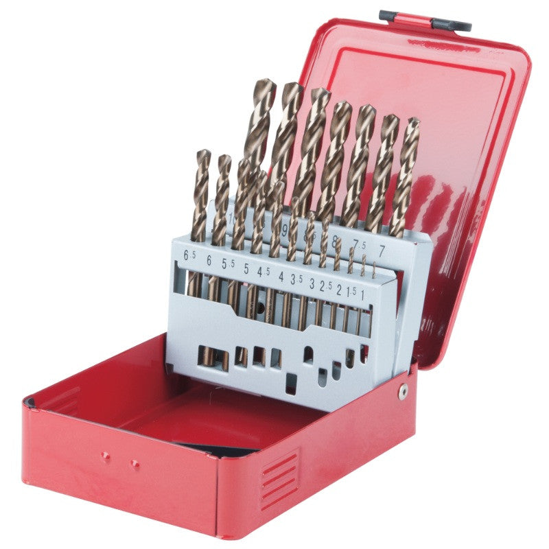 KS TOOLS Coffret de 19 forets HSS-CO au cobalt Ø1-10mm - 330.3610