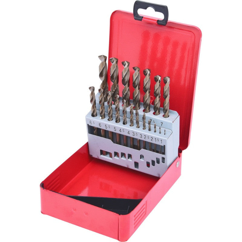 KS TOOLS Coffret de 19 forets HSS-CO au cobalt Ø1-10mm - 330.3610