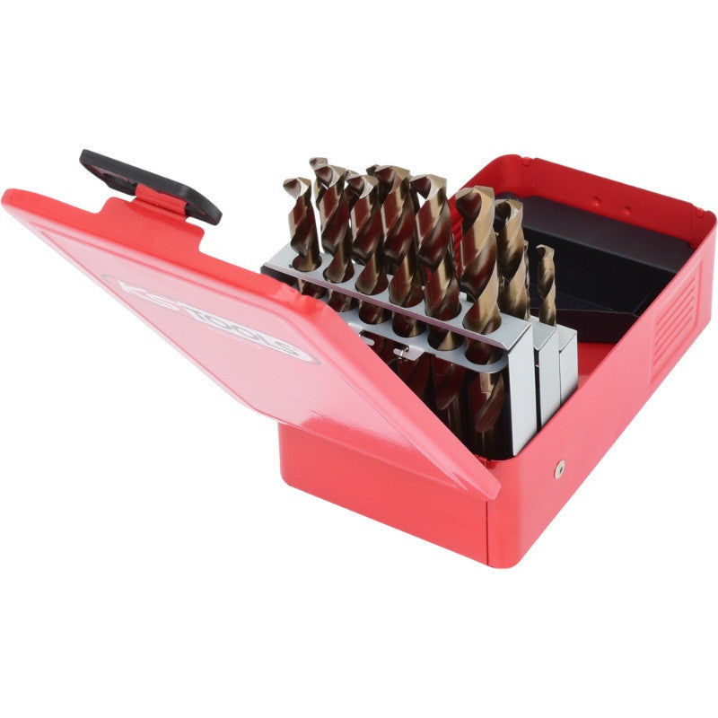KS TOOLS Coffret de 25 forets HSS-CO au cobalt Ø1-13mm - 330.3613