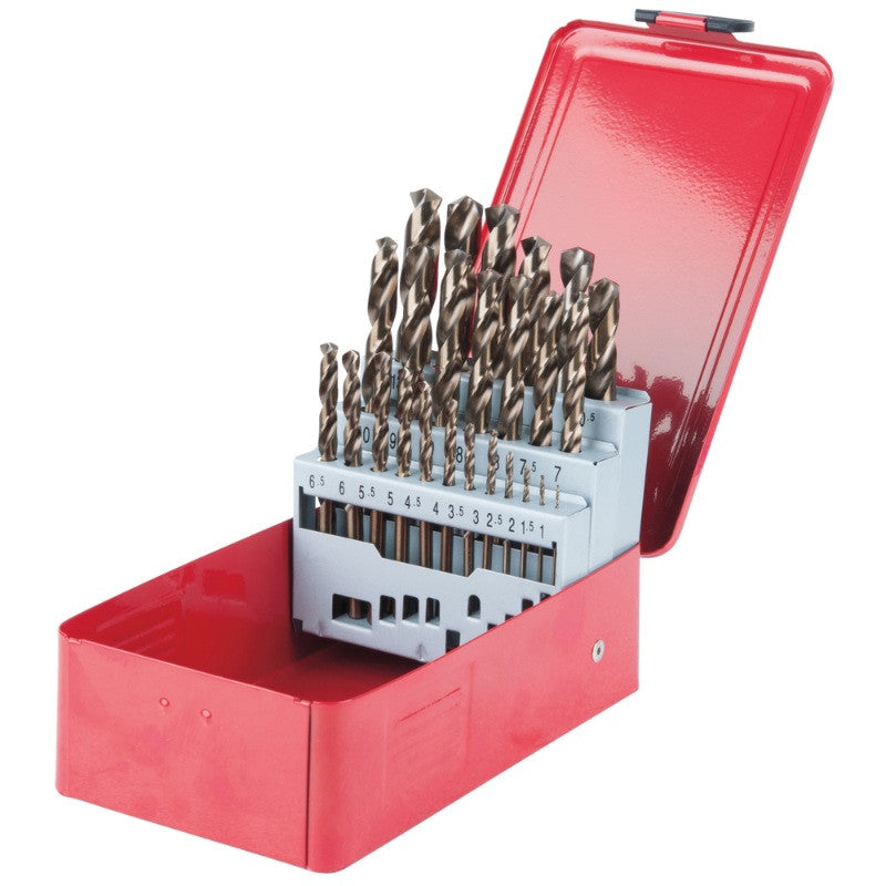 KS TOOLS Coffret de 25 forets HSS-CO au cobalt Ø1-13mm - 330.3613