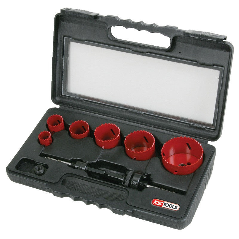 KS TOOLS Coffret de 6 scies cloches Ø22 à 68mm - 129.5550