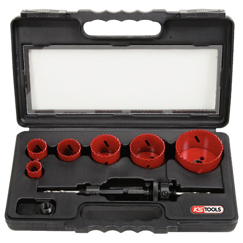 KS TOOLS Coffret de 6 scies cloches Ø22 à 68mm - 129.5550