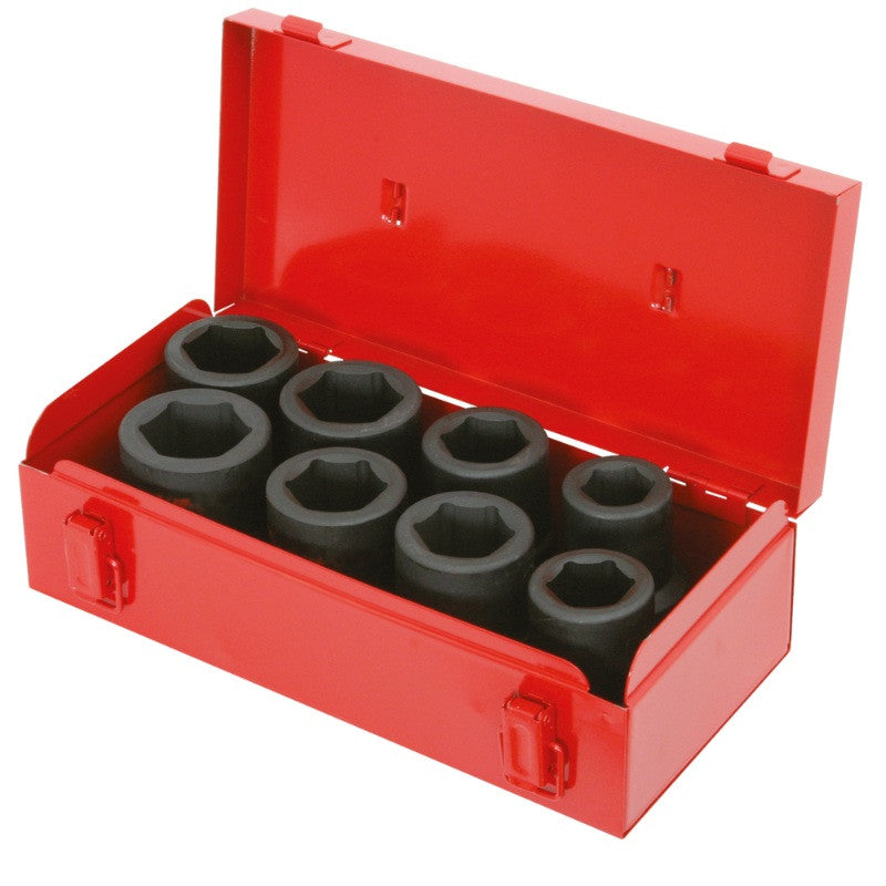 KS TOOLS Coffret de douilles à chocs 1'' 8 pièces - 515.0610