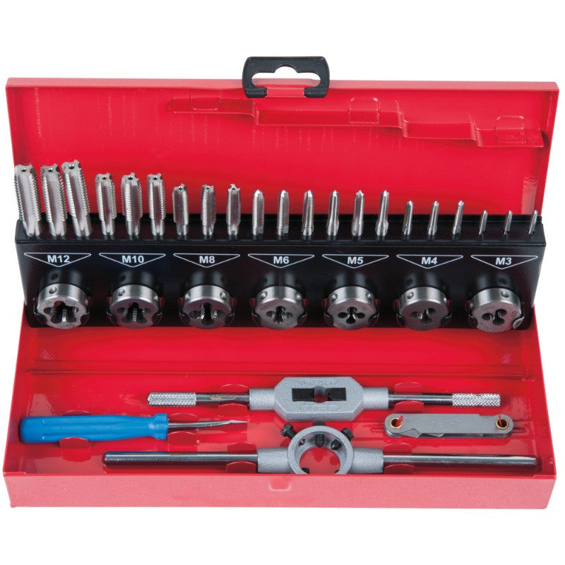 KS TOOLS Coffret de jeux de tarauds et filières 32 pcs - 331.0632