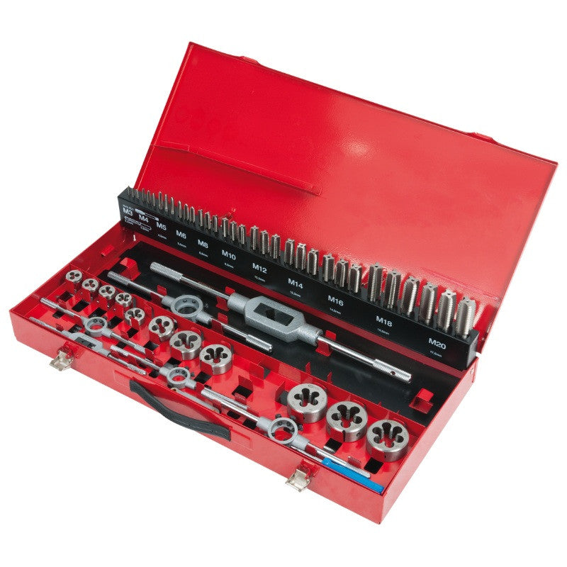 KS TOOLS Coffret de jeux de tarauds et filières 54 pcs - 331.0654