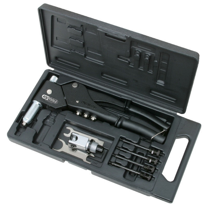 KS TOOLS Coffret de pinces à rivets insert et chevilles - 150.9610