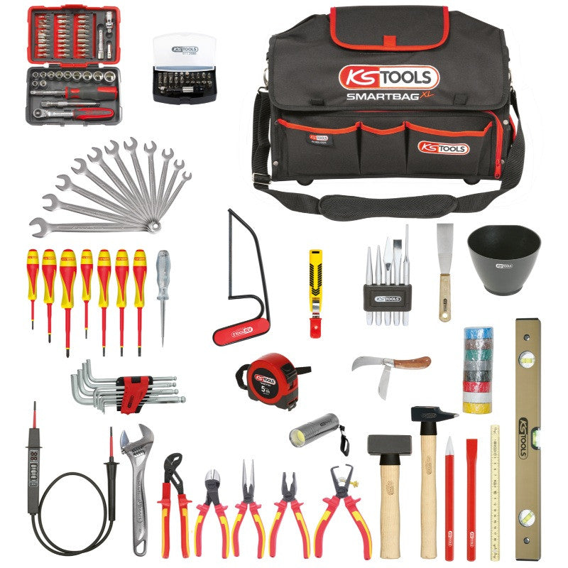 KS TOOLS Composition 138 outils électricien sac SMARTBAG - 117.0138
