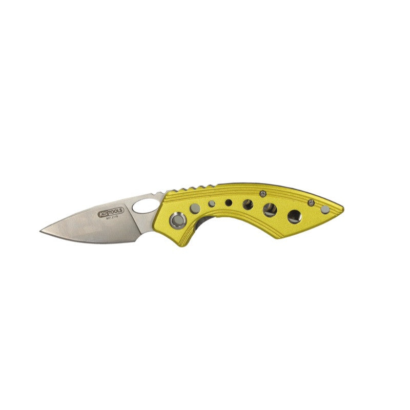 KS TOOLS Couteau de poche jaune - 907.2119